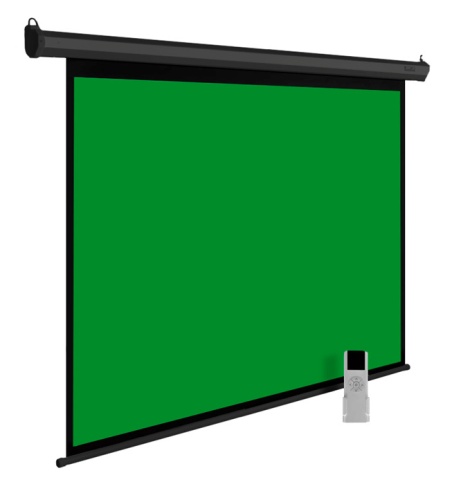 Экран Cactus 200x200см GreenMotoExpert CS-PSGME-200X200 1:1 настенно-потолочный рулонный фото 1