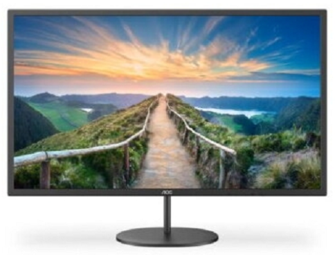 AOC Q32V4 31,5'', 2560x1440, IPS, 75Hz, 20M:1, 250cd, 4ms, HDMI 1.4, DP, Speakers, Flicker Free, Low Blue Light, VESA, 1Y, Black фото 1