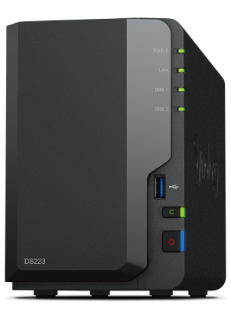 Сетевой накопитель Synology DiskStation DS223 фото 1
