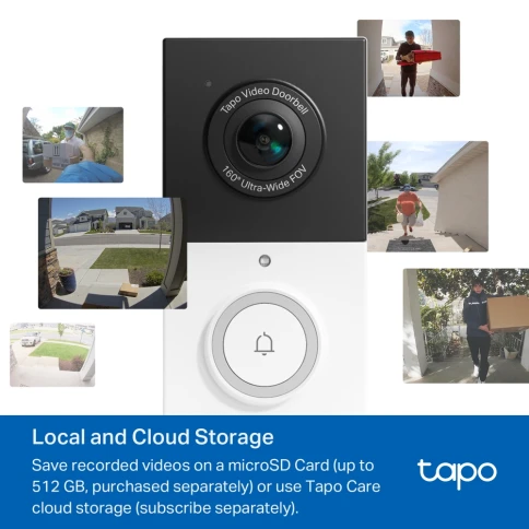 Камера/ Tapo Video Doorbell Camera фото 6