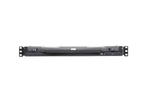 16-портовый IP KVM-переключатель с ЖК-дисплеем Slideaway/ATEN/CL5716IN-ATA-RG/ SINGLE RAIL 16P PS/2-USB LCDKVMP 19INCH WIH IP фото 2