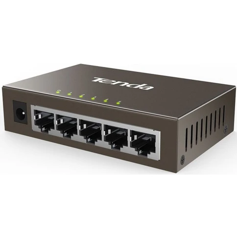 Коммутатор/ Tenda TEG1005D v4.0 5-Port Gigabit Ethernet Switch фото 3