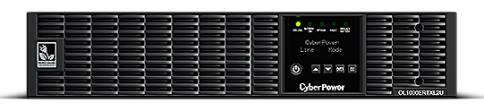 ИБП CyberPower OL1000ERTXL2U, Rackmount, Online, 1000VA/900W, 8 IEC-320 С13 розеток, USB&Serial, RJ11/RJ45, SNMPslot, LCD дисплей, Black, 0.5х0.6х0.2м., 21.7кг./ UPS Online CyberPower OL1000ERTXL2U 1000VA/900W USB/RS-232/Dry/EPO/SNMPslot/RJ11/45/ВБМ ( фото 1