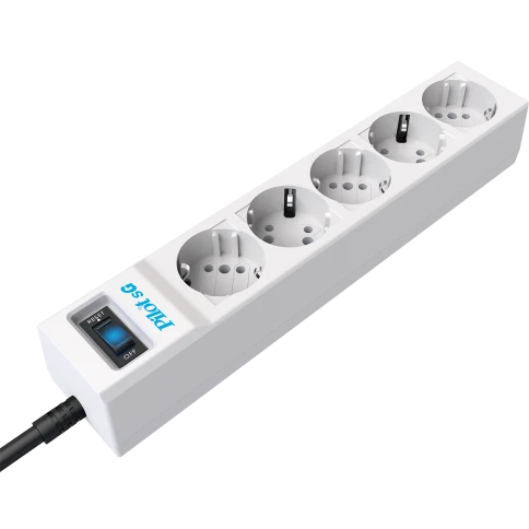 Сетевой фильтр/ Surge protector Pilot SG5 5 outlets (GP), 10A / 2.2kVt, automatic circuit-breaker, 3 m фото 3