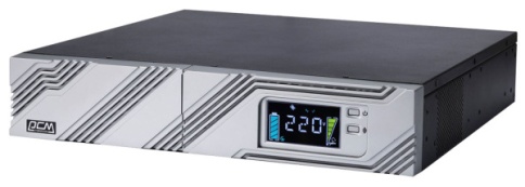 ИБП SRT-2000A, линейно-интерактивный, 2000ВА, 1800Вт, LCD, Rack/Tower, 8 розеток IEC320 C13 и 1 розетка C19 с резервным питанием, USB, RS-232, слот под SNMP карту, EPO, защита RJ45, ШхГхВ 428х563х84мм., вес 27.5кг./ UPS POWERCOM SRT-2000A, line-interactiv фото 1