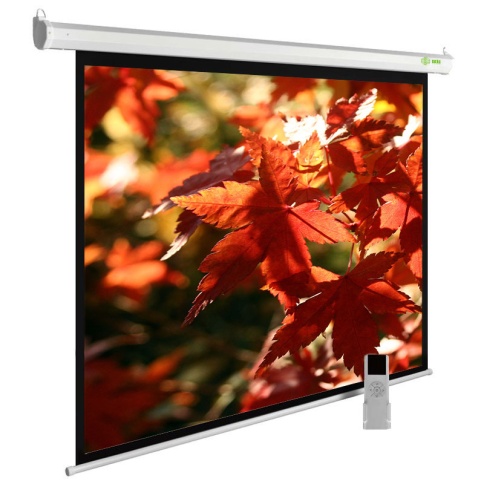 Экран Cactus 150x200см SIlverMotoExpert CS-PSSME-200X150-WT 4:3 настенно-потолочный рулонный белый (моторизованный привод) фото 1