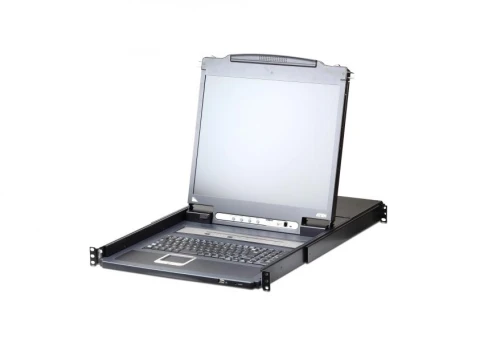 16-портовый IP KVM-переключатель с ЖК-дисплеем Slideaway/ATEN/CL5716IN-ATA-RG/ SINGLE RAIL 16P PS/2-USB LCDKVMP 19INCH WIH IP фото 5