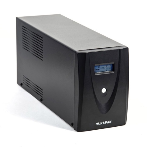 RAPAN-UPS 3000-RACK-IN-4X9-E ИБП 2100 Вт, Line-interactive, синус, встроенные АКБ 6 шт.x 9Ah фото 1