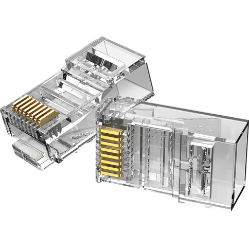Коннектор Vention RJ45 (8p8c), cat. 6, под витую пару (10шт.) (IDDR0-1 фото 1