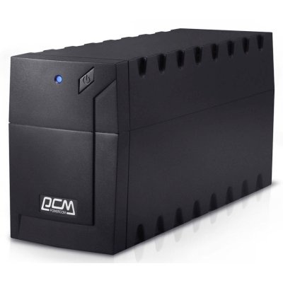 ИБП Powercom RPT-800A, линейно-интерактивный, 800 ВA, 480 Вт, 3 розетки IEC320 C13 с резервным питанием, ШхГхВ 100х278х140мм, 4.4 кг/ UPS Powercom RPT-800A, Line Interactive, 800VA, 480W, 3 IEC320 C13 Redundant Outlets, WxDxH 100x278x140mm, 4.4kg фото 1