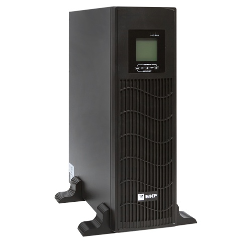 Источник Бесперебойного Питания Линейно-интерактивный E-Power PSW 600 1500 ВА/1200 Вт, для монтажа в стойку, c АКБ 2 х 12В_9 Ач, LCD, 6xC13,USB,RJ45, фото 1