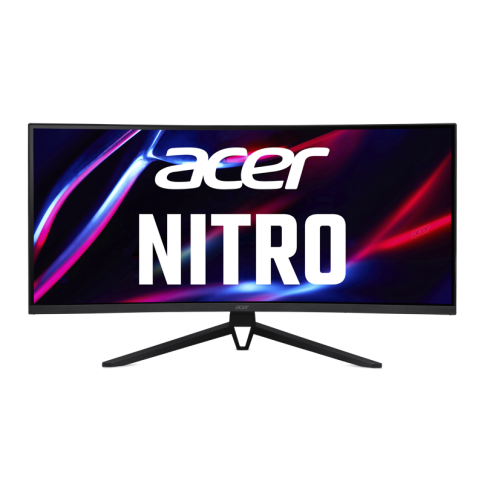 Монитор Acer ED343CURHbmiippx 34'',  ZeroFrame, Curved 1000R Black, 21:9, VA, 3440x1440, 1 / 4ms фото 1