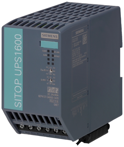 SITOP UPS1600 40A USB БЛОК БЕСПЕРЕБОЙНОГО ЭЛЕКТРОПИТАНИЯ С USB-ИНТЕРФЕЙСОМ ВХОД: DC 24 V ВЫХОД: DC 24 V/40 A фото 1
