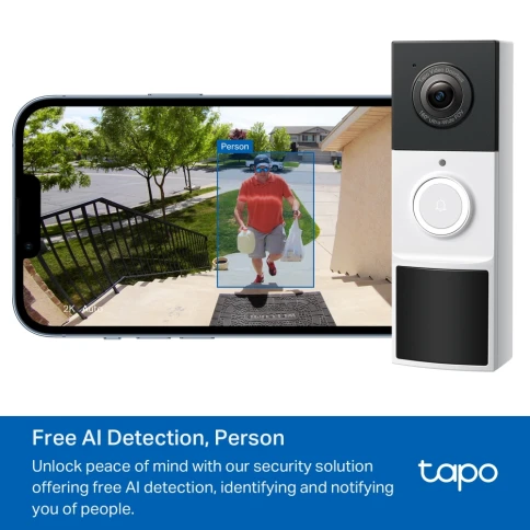 Камера/ Tapo Video Doorbell Camera фото 5