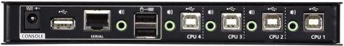 4-портовый USB КМ-переключатель с функцией Boundless Switching (кабели включены)/ 4-Port USB Boundless KM Switch фото 4