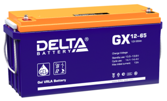  Delta GX 12-65 (12V, 65Ah)