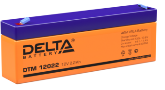  Delta DTM 12022 (12V, 2,2Ah)