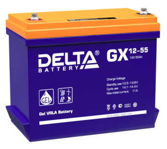  Delta GX 12-55 (12V, 55Ah)