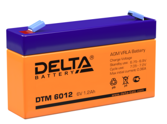  Delta DTM 6012 (6V, 1,2Ah)