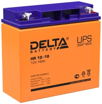 АКБ Delta HR 12-18 (12V, 18Ah)