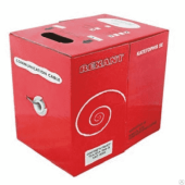Кабель информационный F/UTP категория 5е 4х2х24AWG(0,50мм) 305м (медь) PE OUTDOOR (01-0146) REXANT