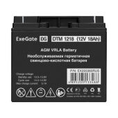 Батарея аккумуляторная Exegate DTM 1218