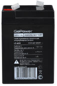 Аккумулятор свинцово-кислотный GoPower LA-645 6V 4.5Ah