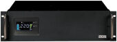 Источник бесперебойного питания Powercom King Pro RM KIN-3000AP LCD 2400Вт 3000ВА черный/ UPS Powercom King Pro RM KIN-3000AP LCD 2400W 3000Va black
