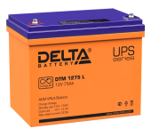 АКБ Delta DTM 1275 I (12V, 75Ah)