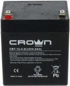 Аккумулятор Crown CBT-12-4.5