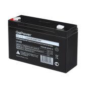 Аккумулятор свинцово-кислотный GoPower LA-6120 6V 12Ah