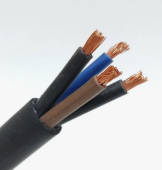 Кабель медный силовой гибкий КГтп-ХЛ-380/660-2 3х16+1х6 ГОСТ