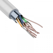 Кабель информационный F/UTP категория 5е 4х2х24AWG(0,50мм) 305м (медь) PVC solid (01-0143) REXANT