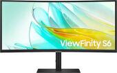Монитор Samsung S34C650UAI/ Samsung S34C650UAI 34"curved (R=1000 mm) VA monitor, 3440x1440, 5ms, 100Hz, 350 cd/m2, MEGA DCR(static 3000:1), 178°/178°, speakers 5Wx2, HDMI, DP, USB3.0x3; USB-C (90 Вт), HAS, PiP/PBP, Game mode, Ethernet (LAN), HDR10; sRGB 1