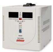 Стабилизатор POWERMAN AVS 3000D, ступенчатый регулятор, цифровые индикаторы уровней напряжения, 3000ВА, 140-260В