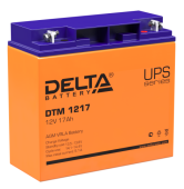 АКБ Delta DTM 1217 (12V, 17Ah)