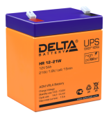 АКБ Delta HR 12-21 W (12V, 5Ah)