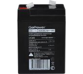 Аккумулятор свинцово-кислотный GoPower LA-645 6V 4.5Ah