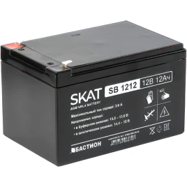 2535 SKAT SB 1212, 12В, 12Ач, максимальный ток заряда 3,6...
