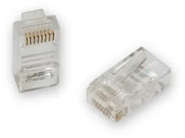 GCR Коннектор RJ-45 cat 5e UTP 8p8c (100 шт) для многожильного кабеля,