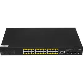 Коммутатор/ 24-Port Layer 3 Managed Gigabit PoE+ Switch with 4 10G SFP Slots, 400W