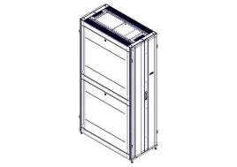 Шкаф Systeme Electric, серия Uniprom, 48U-600/1200, боковые панели 4шт
