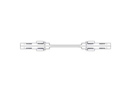 Divider with opening for laying Systeme Electric cables, on the roof of Uniprom Rack cabinets 600mm wide, 2 pcs.