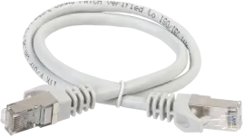 ITK RJ45(m) - RJ45(m) Cat. 6 F/UTP LSZH 1м серый