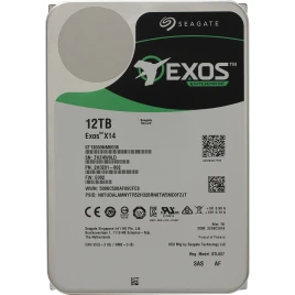 Жесткий диск/ HDD Seagate SAS 12Tb Enterprise Capacity Exos X14 12Gb/s