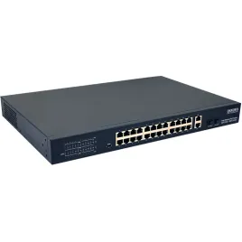 Коммутатор/ OSNOVO PoE коммутатор 24 x 10/100 Base-T PoE, 2 x GE Combo