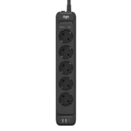 AGNI TP-FS3U5E-PD-3m-black