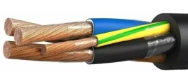 Кабель медный силовой гибкий КГтп-ХЛ-380/660-3 3х4+1х2,5 ГОСТ