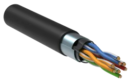 ITK Витая пара F/UTP 5E 4х2х24AWG LDPE черный (305м) РФ/С