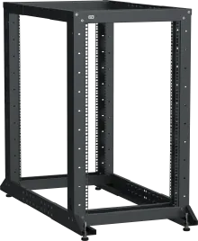 ITK LINEA F Стойка 2-рамная 33U 600х600-1000мм черная